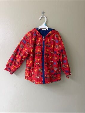 Disney Red Lightning McQueen Hooded Raincoat